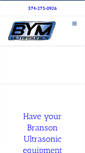 Mobile Screenshot of bymultrasonics.com